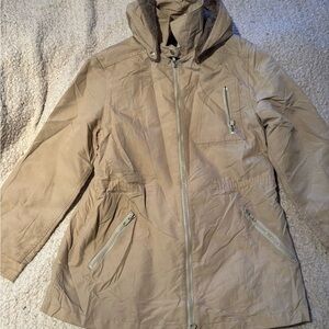 Vintage LONDON FOG Women’s Hooded Fur Lined Coat Size 7/8